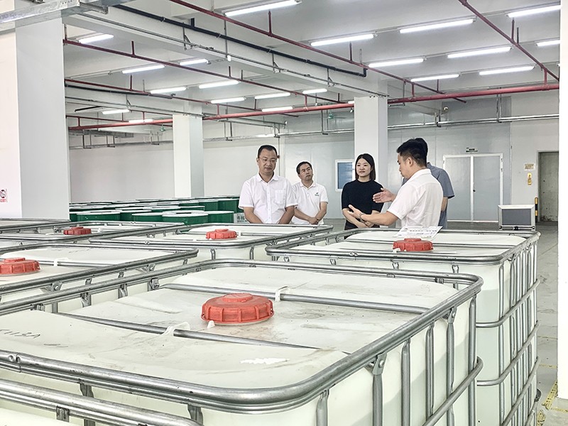 政企连心·共促发展|东莞市东城区政府领导莅临好体育官方官网下载新材参观指导